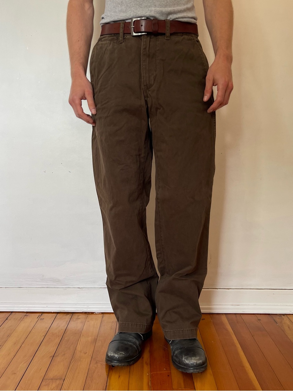 Levi's Men's Straight-Leg Chinos in Dark Brown